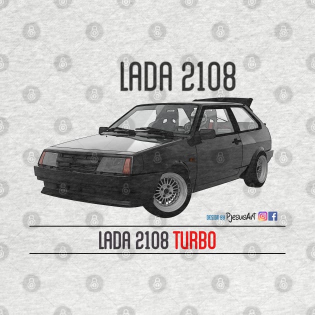 Lada 2108 Turbo Black by PjesusArt